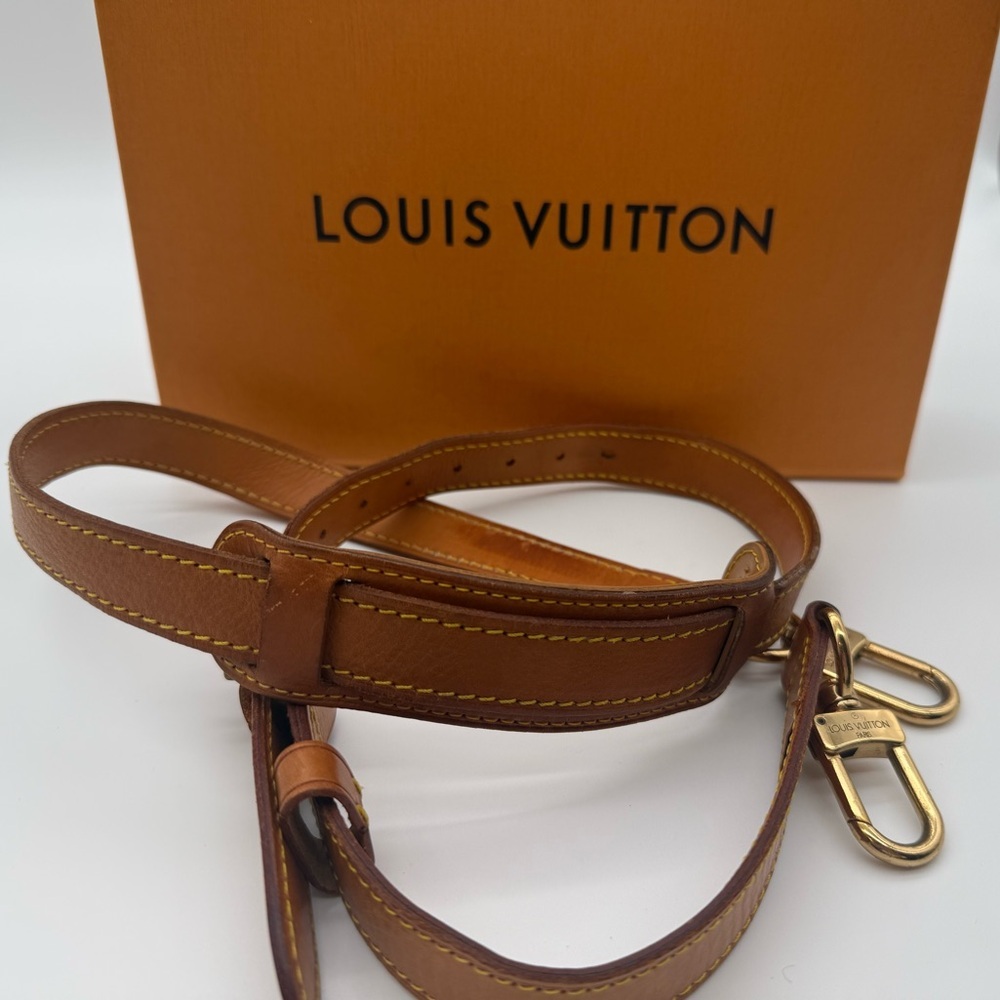 Louis Vuitton Vachetta Strap with Gold Hardware